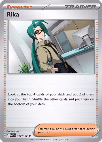 Rika (172/182), Paradox Rift — Pokémon card price