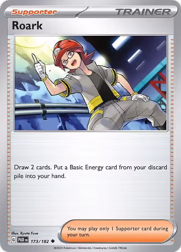 Roark (173/182), Paradox Rift — Pokémon card price