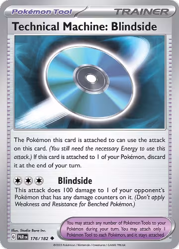 Technical Machine: Blindside (176/182), Paradox Rift — Pokémon card price
