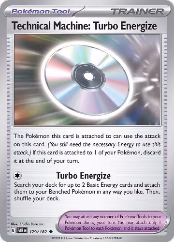 Technical Machine: Turbo Energize (179/182), Paradox Rift — Pokémon card price