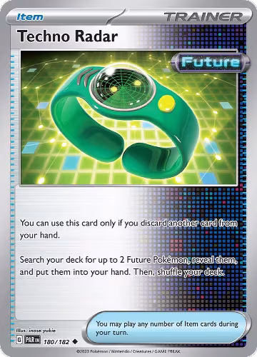 Techno Radar (180/182), Paradox Rift — Pokémon card price