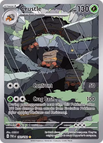 Crustle - 183/182 (183/182), Paradox Rift — Pokémon card price