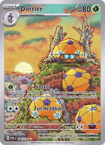 Dottler - 184/182 (184/182), Paradox Rift — Pokémon card price
