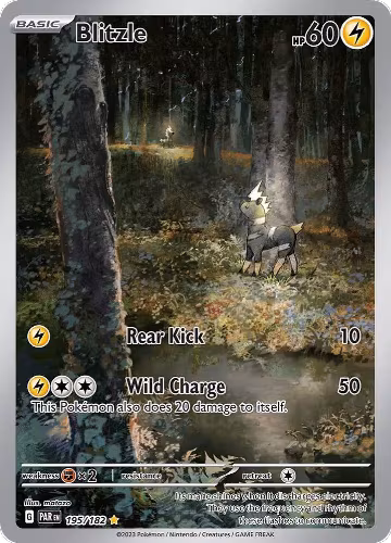 Blitzle - 195/182 (195/182), Paradox Rift — Pokémon card price