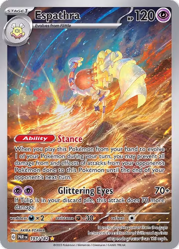 Espathra - 197/182 (197/182), Paradox Rift — Pokémon card price