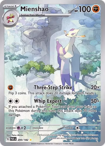 Mienshao - 200/182 (200/182), Paradox Rift — Pokémon card price