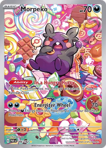 Morpeko - 206/182 (206/182), Paradox Rift — Pokémon card price
