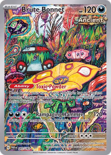 Brute Bonnet - 207/182 (207/182), Paradox Rift — Pokémon card price