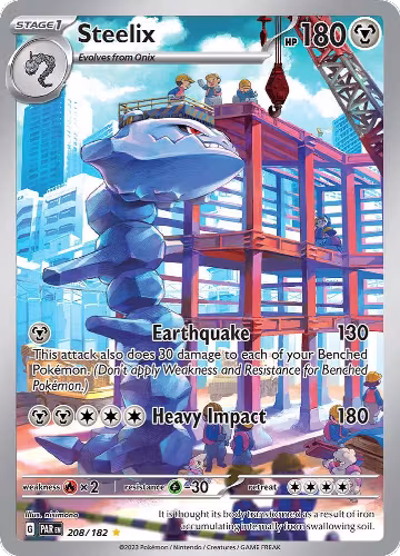 Steelix - 208/182 (208/182), Paradox Rift — Pokémon card price