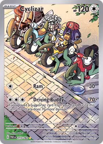 Cyclizar - 215/182 (215/182), Paradox Rift — Pokémon card price