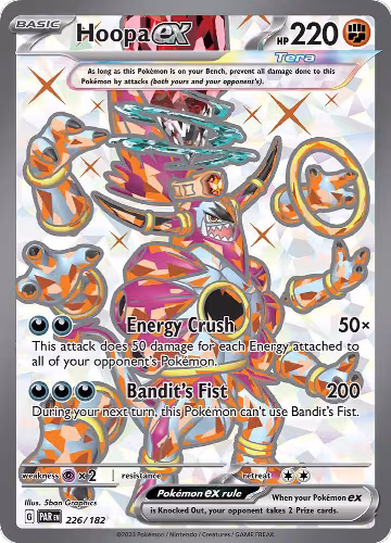 Hoopa ex - 226/182 (226/182), Paradox Rift — Pokémon card price