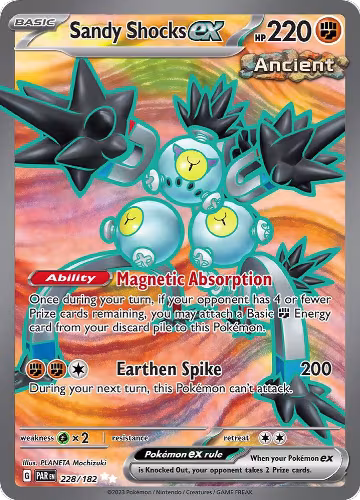 Sandy Shocks ex - 228/182 (228/182), Paradox Rift — Pokémon card price