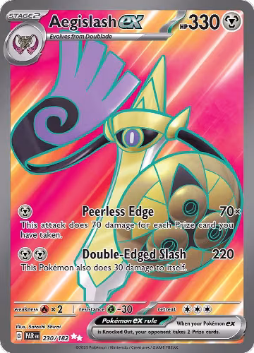 Aegislash ex - 230/182 (230/182), Paradox Rift — Pokémon card price