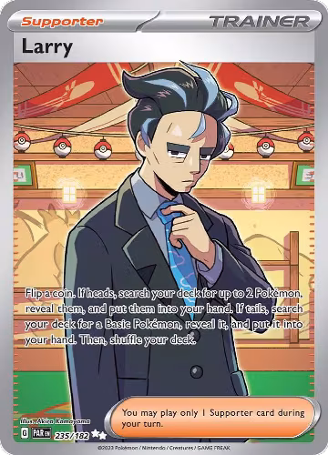 Larry - 235/182 (235/182), Paradox Rift — Pokémon card price
