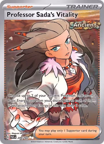 Professor Sada's Vitality - 239/182 (239/182), Paradox Rift — Pokémon card price