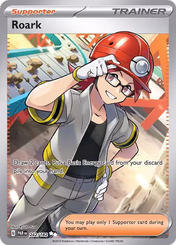 Roark - 242/182 (242/182), Paradox Rift — Pokémon card price