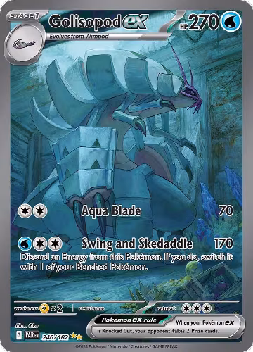 Golisopod ex - 246/182 (246/182), Paradox Rift — Pokémon card price