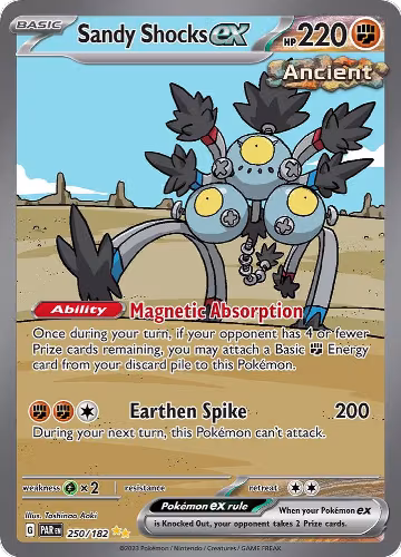 Sandy Shocks ex - 250/182 (250/182), Paradox Rift — Pokémon card price