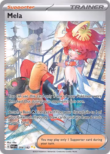 Mela - 254/182 (254/182), Paradox Rift — Pokémon card price