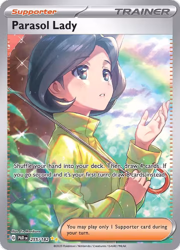 Parasol Lady - 255/182 (255/182), Paradox Rift — Pokémon card price
