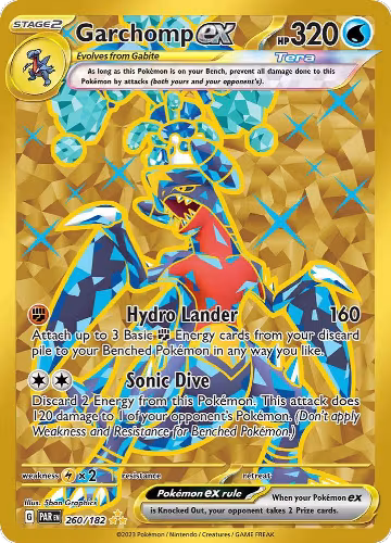 Garchomp ex - 260/182 (260/182), Paradox Rift — Pokémon card price