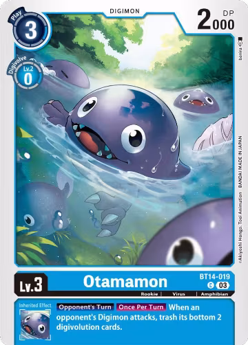 Otamamon (BT14-019 C), Blast Ace — Digimon card price