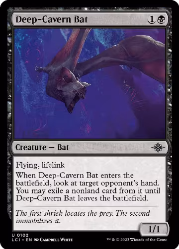 Deep-Cavern Bat (102), The Lost Caverns of Ixalan — Magic card price