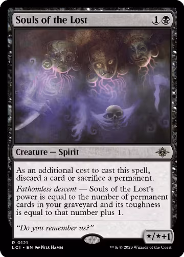 Souls of the Lost (121), The Lost Caverns of Ixalan — Magic card price