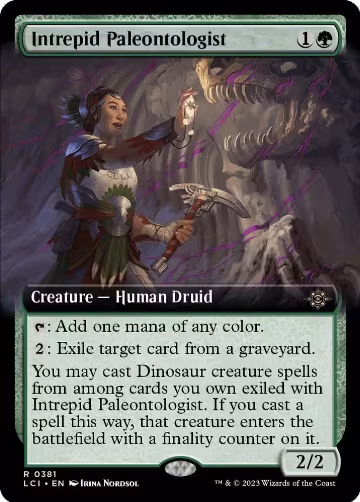 Intrepid Paleontologist (Extended Art) (381), The Lost Caverns of Ixalan — Magic card price