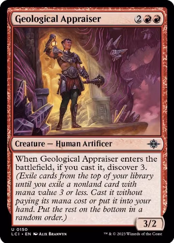 Geological Appraiser (150), The Lost Caverns of Ixalan — Magic card price
