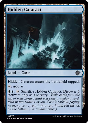 Hidden Cataract (273), The Lost Caverns of Ixalan — Magic card price