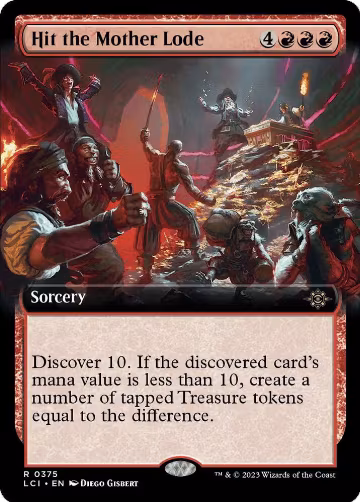 Hit the Mother Lode (Extended Art) (375), The Lost Caverns of Ixalan — Magic card price