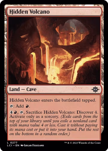 Hidden Volcano (277), The Lost Caverns of Ixalan — Magic card price