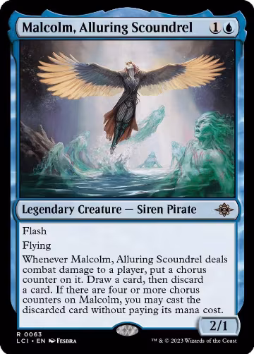 Malcolm, Alluring Scoundrel (63), The Lost Caverns of Ixalan — Magic card price