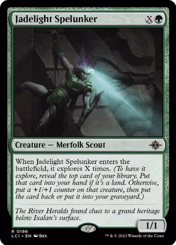 Jadelight Spelunker (196), The Lost Caverns of Ixalan — Magic card price