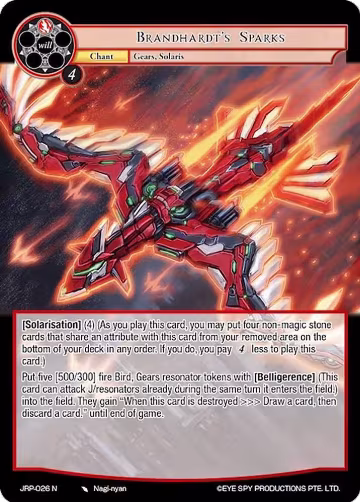 Brandhardt's Sparks (JRP-026 N), Judgment of the Rogue Planet — Force of Will card price