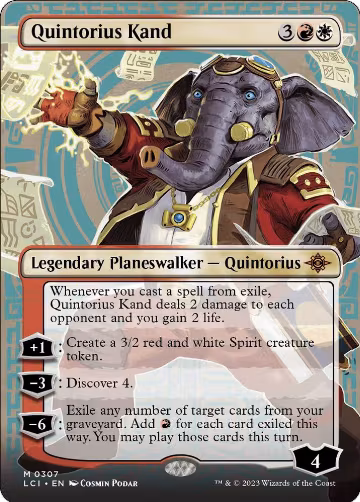 Quintorius Kand (0307) (Borderless) (307), The Lost Caverns of Ixalan — Magic card price