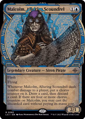 Malcolm, Alluring Scoundrel (Showcase) (293), The Lost Caverns of Ixalan — Magic card price
