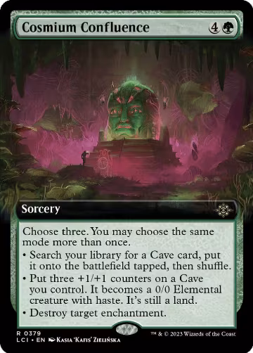 Cosmium Confluence (Extended Art) (379), The Lost Caverns of Ixalan — Magic card price