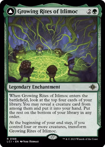 Growing Rites of Itlimoc (188), The Lost Caverns of Ixalan — Magic card price