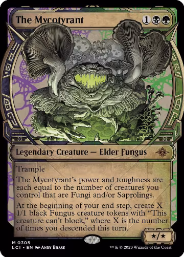 The Mycotyrant (Showcase) (305), The Lost Caverns of Ixalan — Magic card price