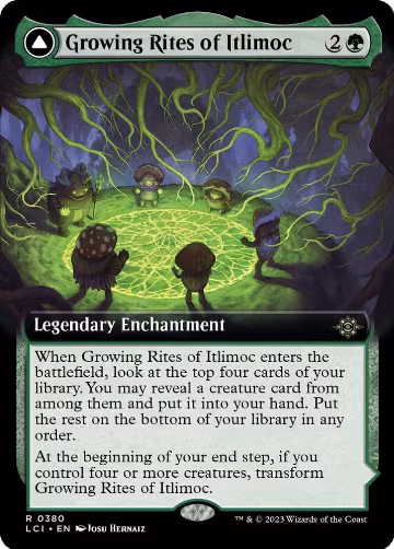 Growing Rites of Itlimoc (Extended Art) (380), The Lost Caverns of Ixalan — Magic card price