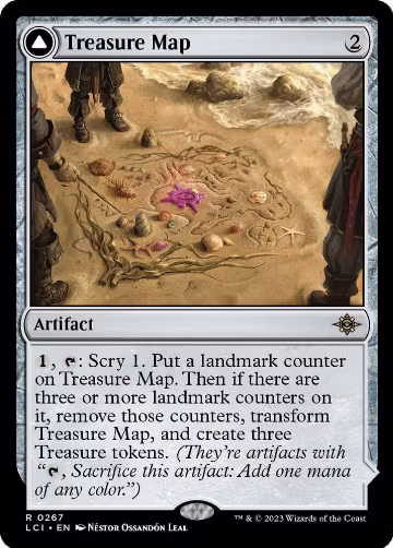 Treasure Map (267), The Lost Caverns of Ixalan — Magic card price