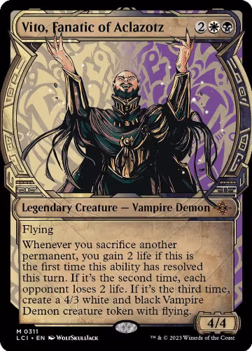 Vito, Fanatic of Aclazotz (Showcase) (311), The Lost Caverns of Ixalan — Magic card price