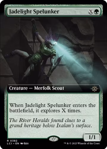 Jadelight Spelunker (Extended Art) (382), The Lost Caverns of Ixalan — Magic card price