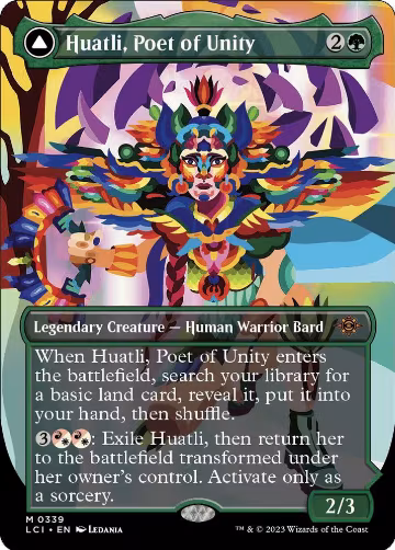Huatli, Poet of Unity (Borderless) (339), The Lost Caverns of Ixalan — Magic card price