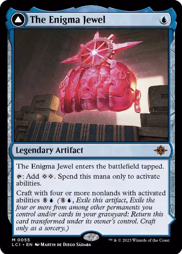 The Enigma Jewel (55), The Lost Caverns of Ixalan — Magic card price