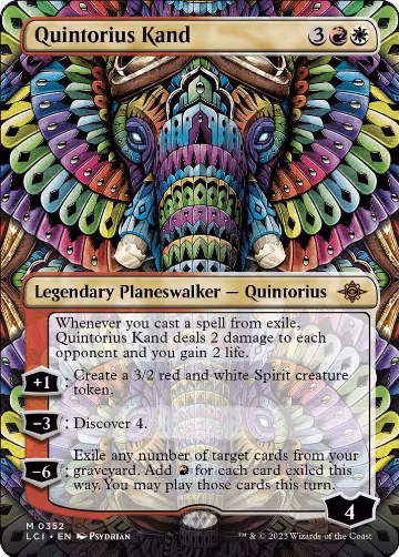 Quintorius Kand (0352) (Borderless) (352), The Lost Caverns of Ixalan — Magic card price