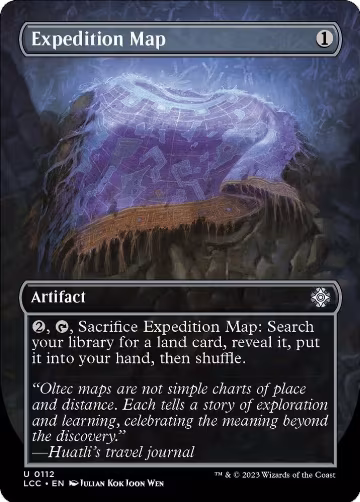 Expedition Map (Borderless) (112), Commander: The Lost Caverns of Ixalan — Magic card price