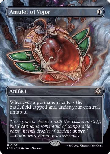 Amulet of Vigor (Borderless) (103), Commander: The Lost Caverns of Ixalan — Magic card price